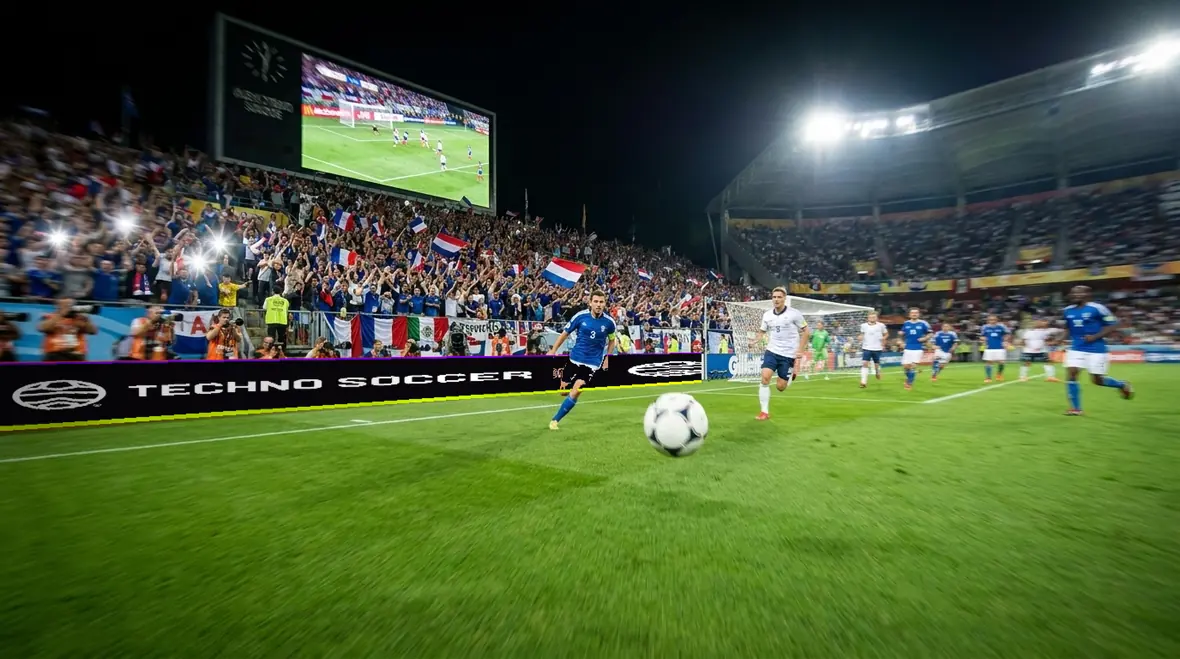 The action replayed from the player's point of view